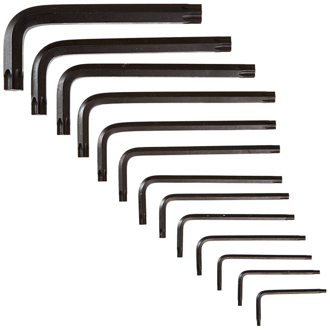 Bondhus 31737 TORX Tip Star Key L-Wrench Set with ProGuard Finish, 9 Piece