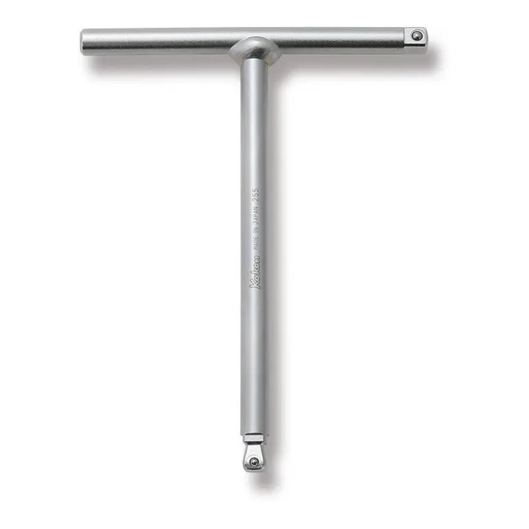 Ko-Ken 2716WC 1/4" SQ. Drive T-Handle with Multi-Function Wobble-Fix and Standard Square
