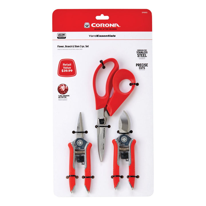 Corona SP10003 Flower, Branch & Stem 3-Pc. Set