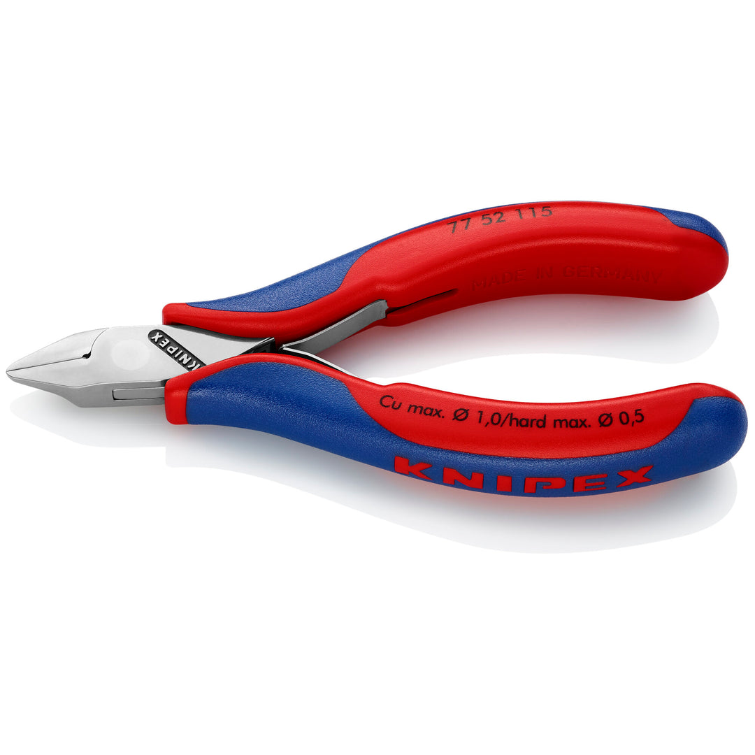 Knipex 77 52 115 4 1/2" Electronics Diagonal Cutters