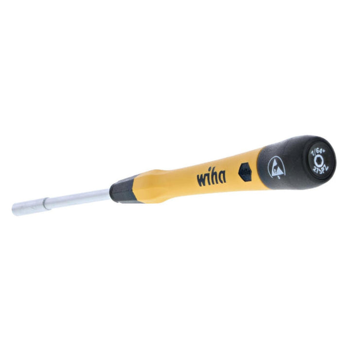 Wiha Tools 27771 ESD Safe PicoFinish Precision Screwdriver - Nutdriver 7/64" x 60mm