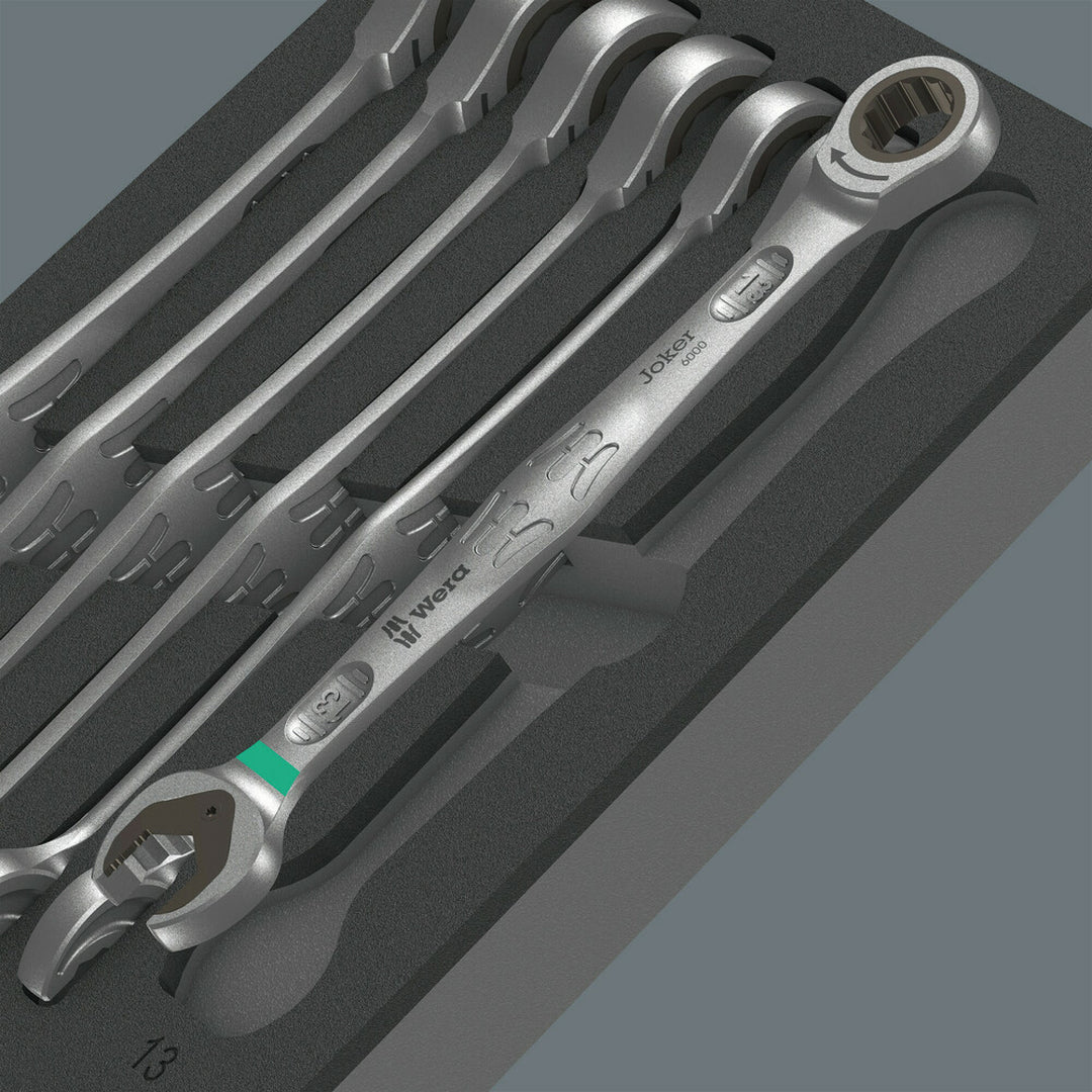 Wera 9730 Foam insert 6000 Joker set 1, 11 pieces