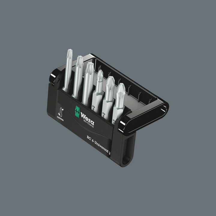Wera Bit-Check 6 Universal 3, 6 pieces