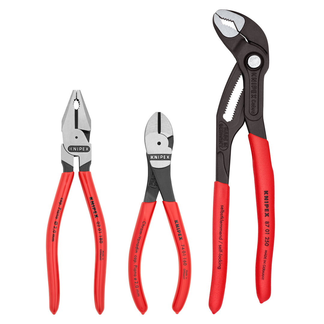 Knipex 00 20 10 3 Pc Power Pack Pliers Set