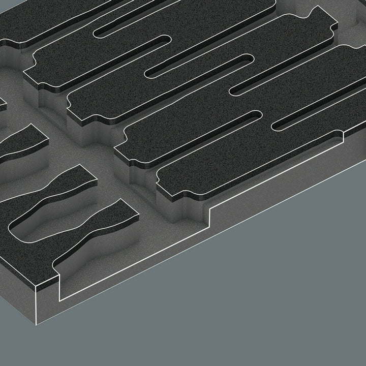 Wera 9711 Foam insert VDE screwdriver set 1, 16 pieces