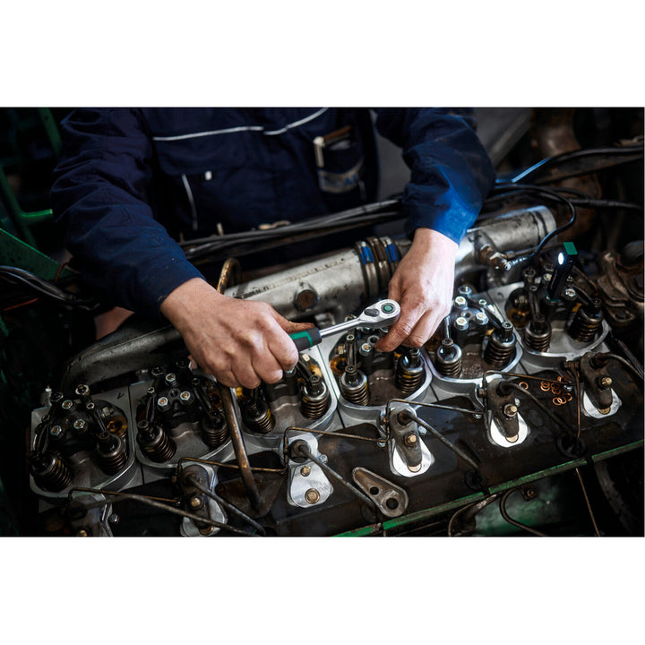 Stahlwille 12111020 435QR N QuickRelease Ratchet, Fine Tooth, 3/8"