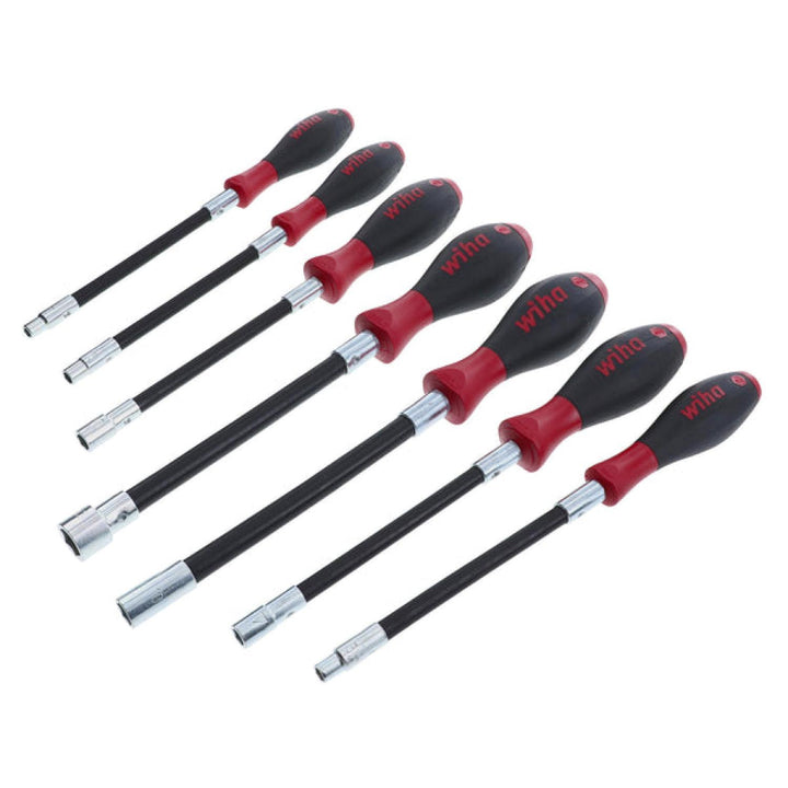 Wiha Tools 37291 7 Piece Metric Flexible Shaft Nut Driver Set