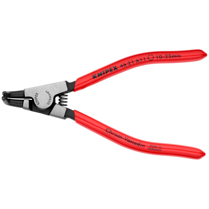 Knipex 46 21 A11 SBA 5" External 90° Angled Snap Ring Pliers-Forged Tips