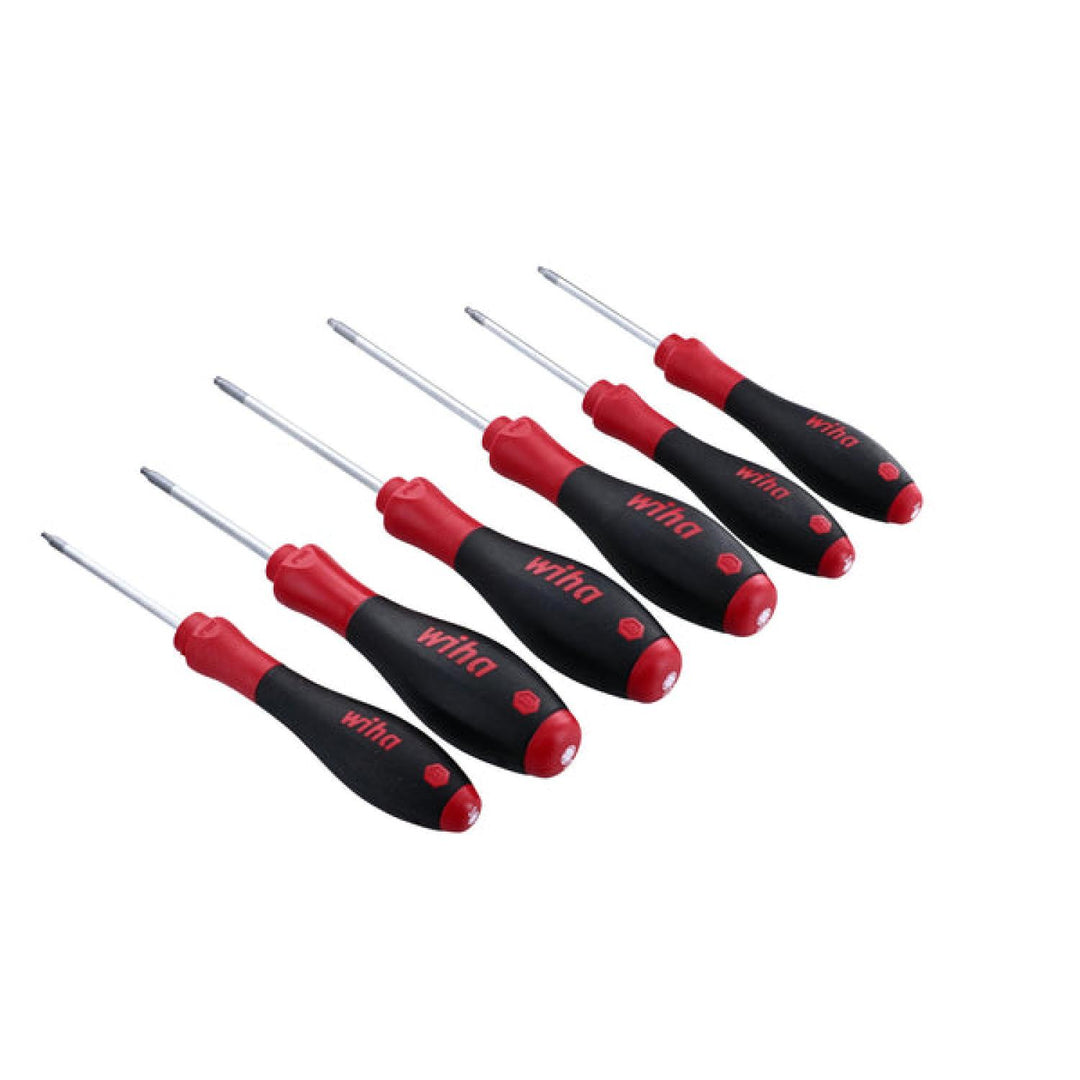 Wiha Tools 36296 SoftFinish TORX Plus Screwdriver Set, IP6 - IP15, 6 Pc.