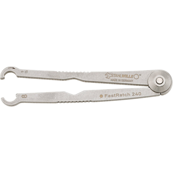 Stahlwille 41100808 240 Ratchet wrench FastRatch, 8mm