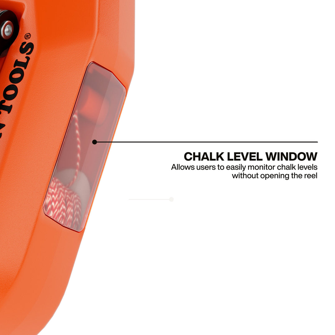 Klein Tools CHLK30S Slim Chalk Reel, 30-Foot