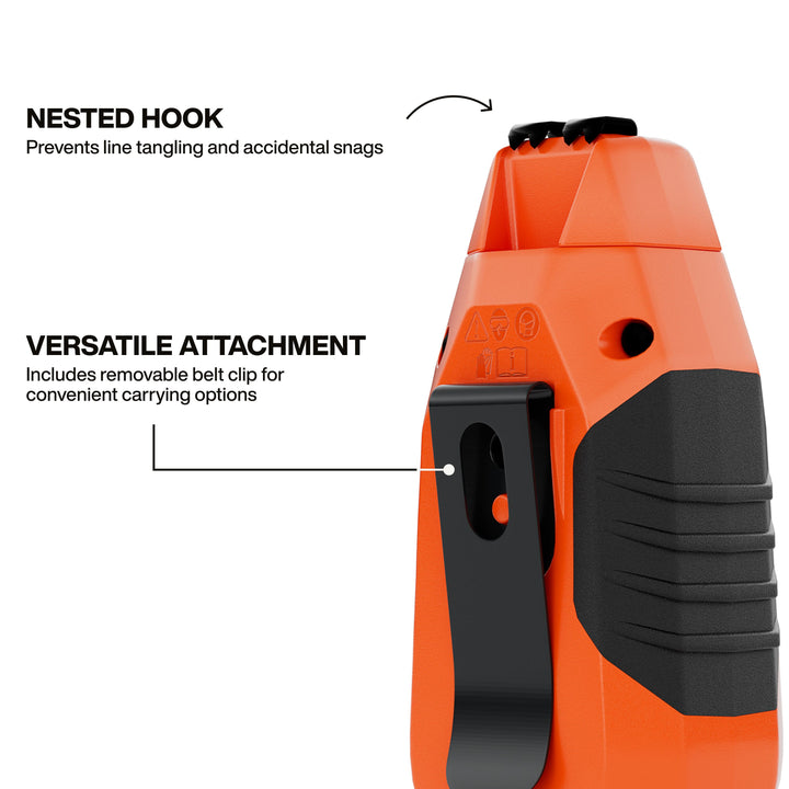 Klein Tools CHLK30S Slim Chalk Reel, 30-Foot