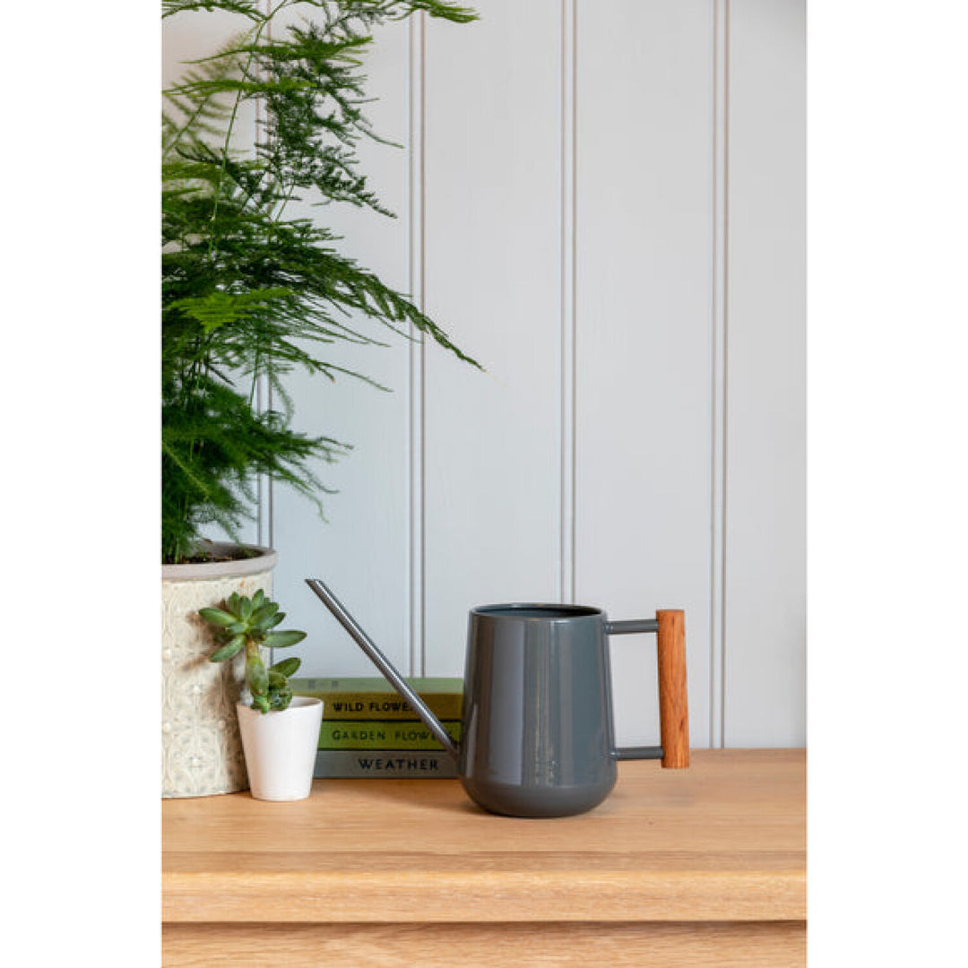 CORONA-GEN/ICCHARC · Burgon & Ball® FSC Wood Indoor Watering Can - Charcoal