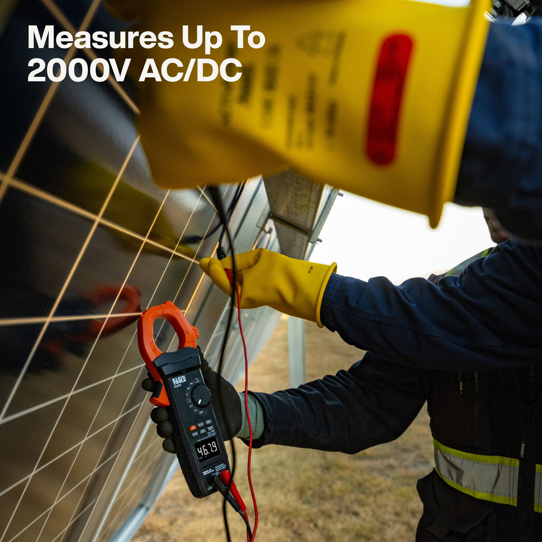 Klein Tools CL910 2000A AC/DC Auto-Ranging TRMS Clamp Meter with Worklight