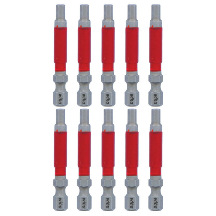 Wiha Tools 76572 MaxxTor Impact Bit Hex 5/32" x 49mm 10 Pack