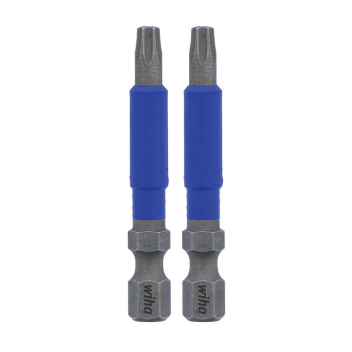 Wiha Tools 70218 TerminatorBlue Impact Bit TORX T15 - 2 Inch - 2 Pack