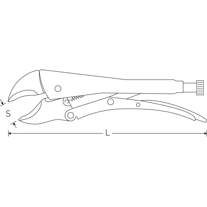 Stahlwille 65642300 300mm Self Grip Wrench