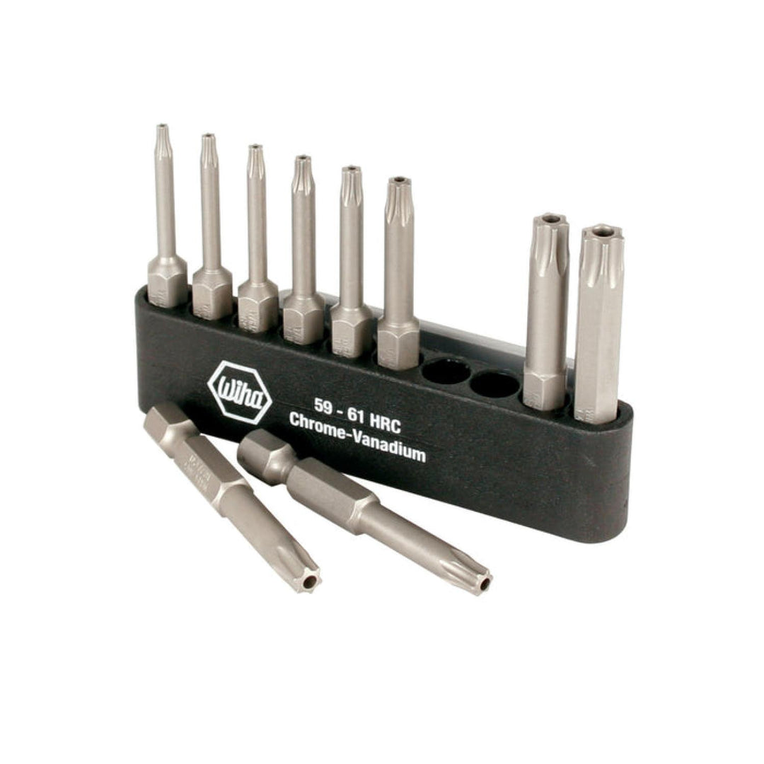 Wiha Tools 74987 Security TORX® Power Bit Belt Pack, 10 Pc.
