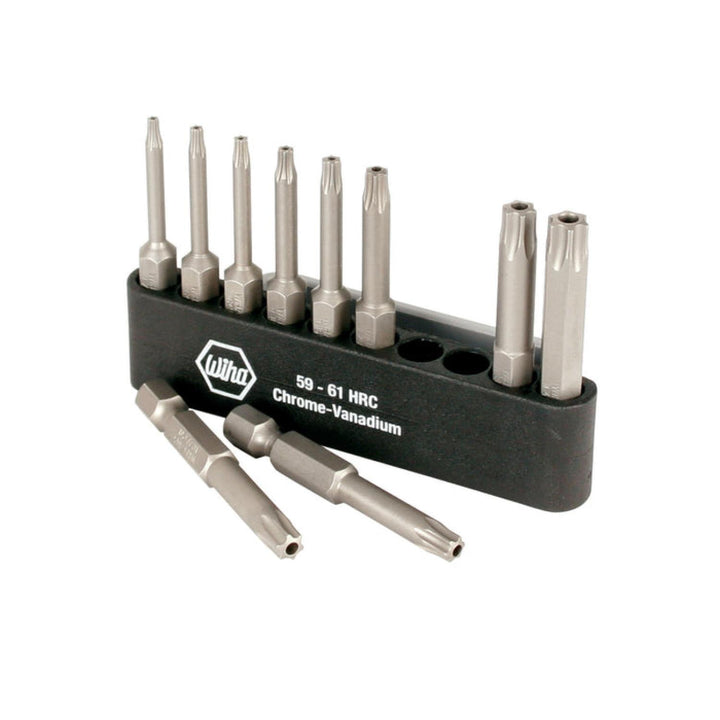 Wiha Tools 74987 Security TORX® Power Bit Belt Pack, 10 Pc.