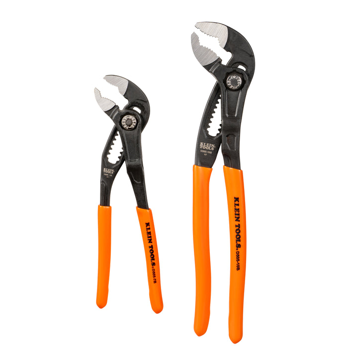 Klein Tools D5052BKIT Quick Adjust Klaw Pump Pliers Set, 2 Pc.