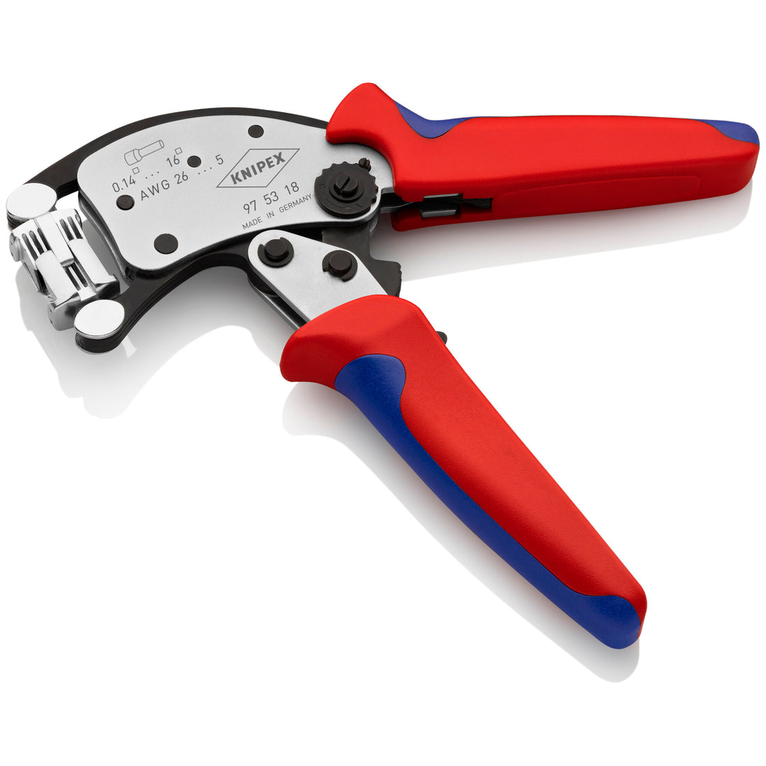 Knipex 97 53 18 8" KNIPEX Twistor®16 Self-Adjusting Crimping Pliers For Wire Ferrules
