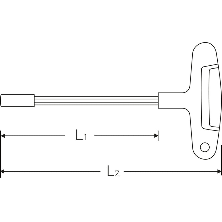 Stahlwille Bit Holder 1/4 inch With 2-Component Handle