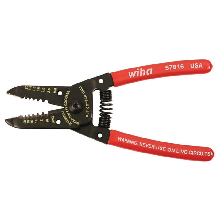 Wiha Tools 57816 Wire Strippers / Cutters, 6.0"