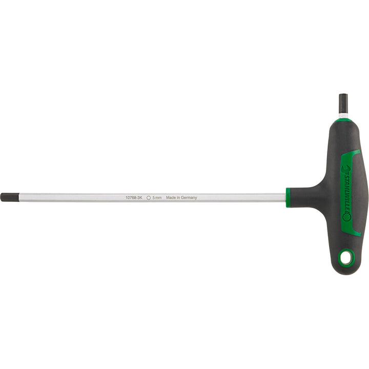 Stahlwille 43253030 Two-component T-Handle Male Hex Wrench For Screws With Internal Hexagon, 3 mm