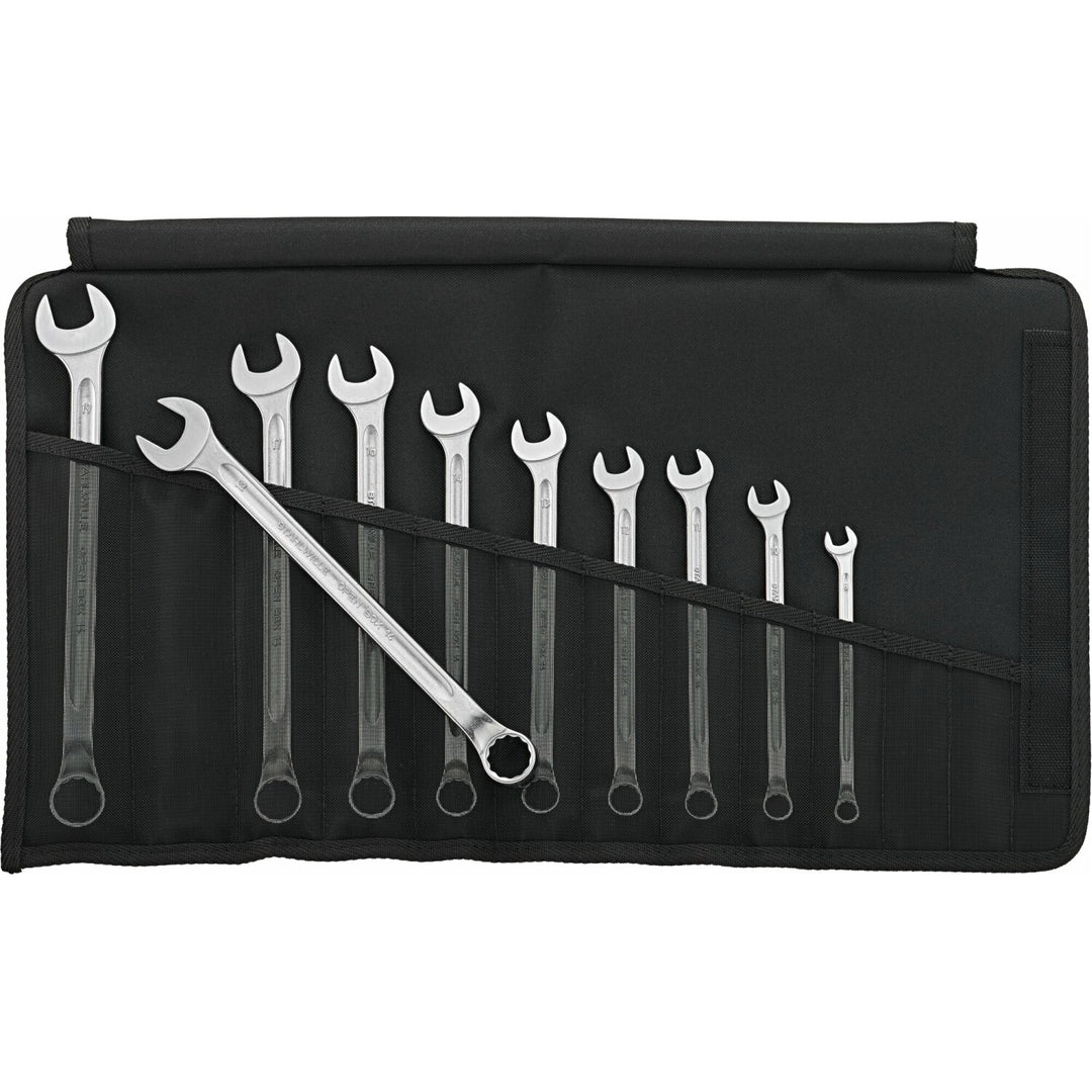 Stahlwille 96401007 14/10KT Combination Spanner Set, Long, 10 Pc.