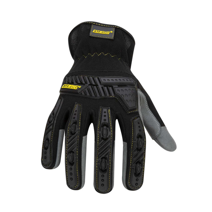 Estwing EWIMPSC0508 Impact Speedcuff Gloves in Black and Gray, Small