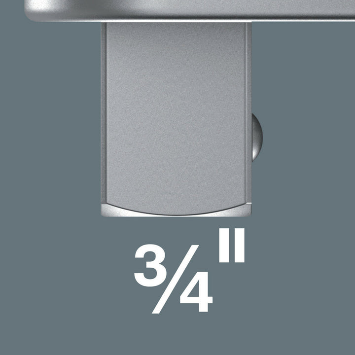 Wera 7783 E Push-through square insert tool, 14x18 mm, 3/4" x 70 mm