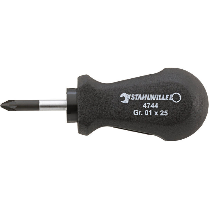 Stahlwille 47441001 4744 DRALL #1 Pozidriv Stubby Screwdriver