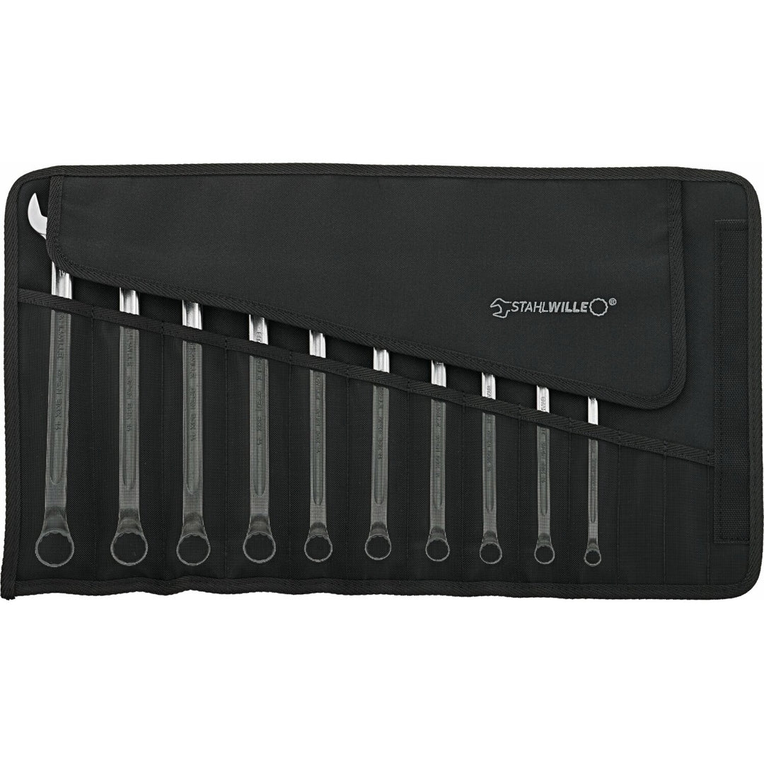 Stahlwille 96401007 14/10KT Combination Spanner Set, Long, 10 Pc.