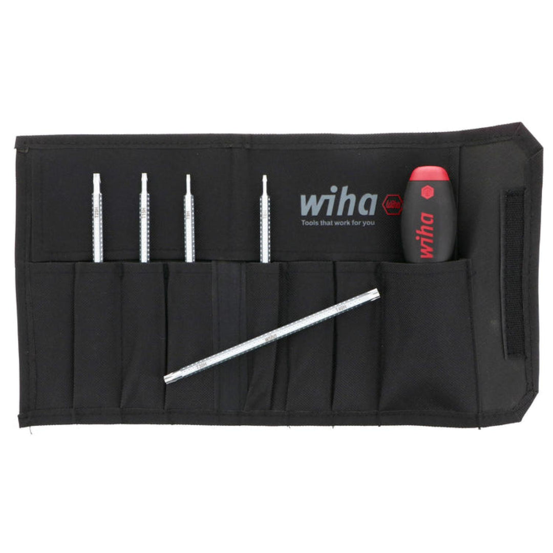Wiha Tools 28197 6 Piece Drive-Loc VI Security TORX Pouch Set