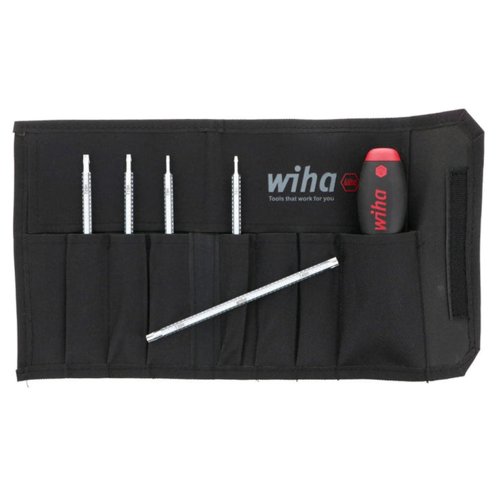 Wiha Tools 28197 6 Piece Drive-Loc VI Security TORX Pouch Set