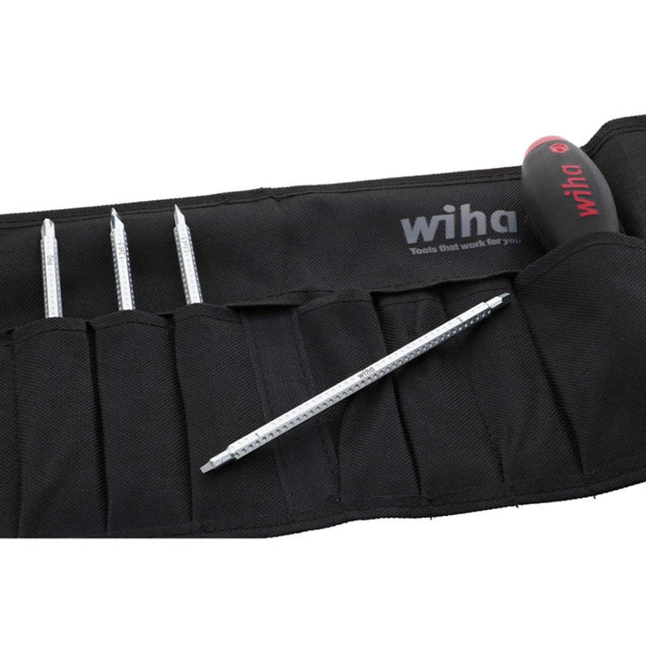 Wiha Tools 28194 5 Piece Drive-Loc VI Slotted/Phillips/Square Pouch Set