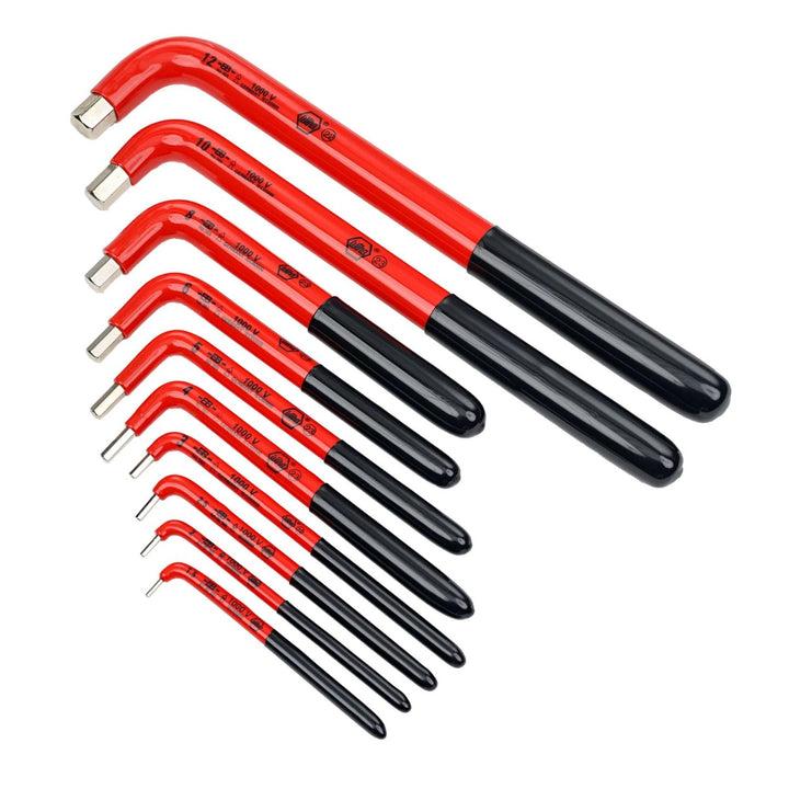 Wiha Tools 13693 Insulated Metric Hex L - Key Set, 10 Pices