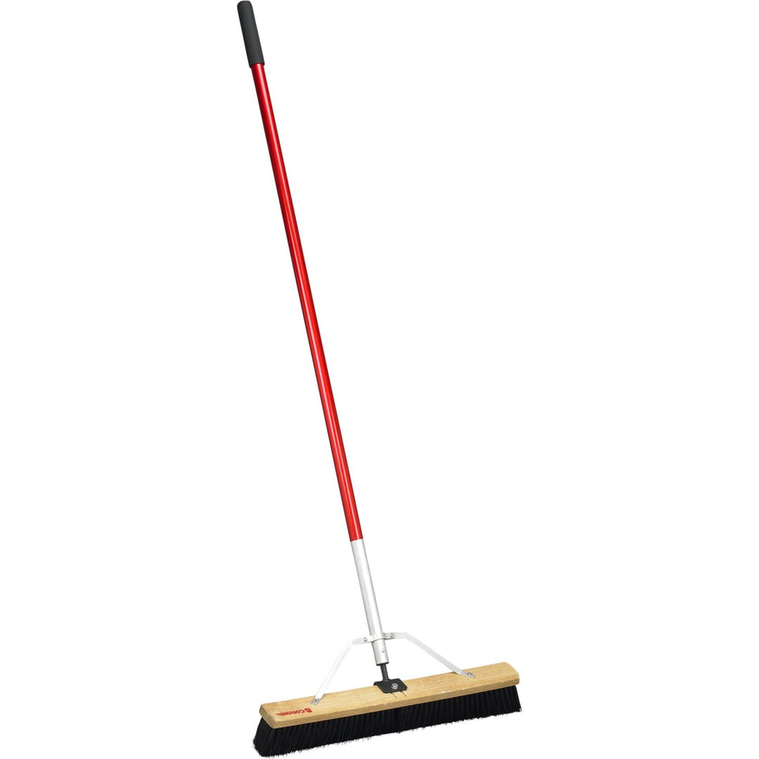 Corona BM 62060 24 in. Push Broom, 1-Bristle Design, Aluminum Handle