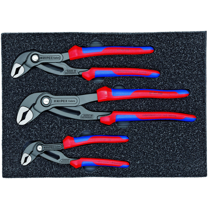 Knipex 9K 00 80 05 US 3 Pc Cobra® Water Pump Pliers Set