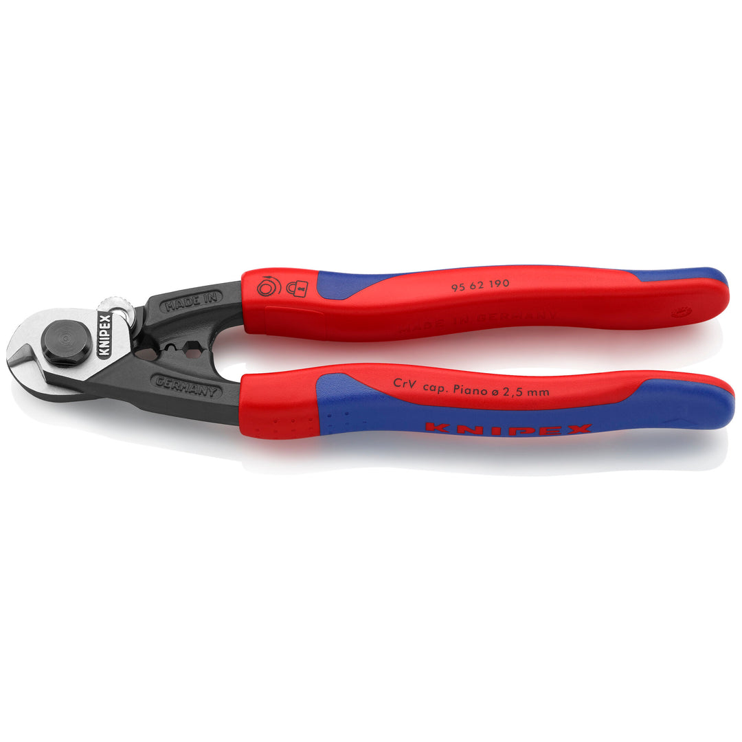 Knipex 95 62 190 7 1/2" Wire Rope Shears