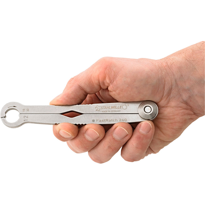 Stahlwille 41101212 240 Ratchet wrench FastRatch, 12mm