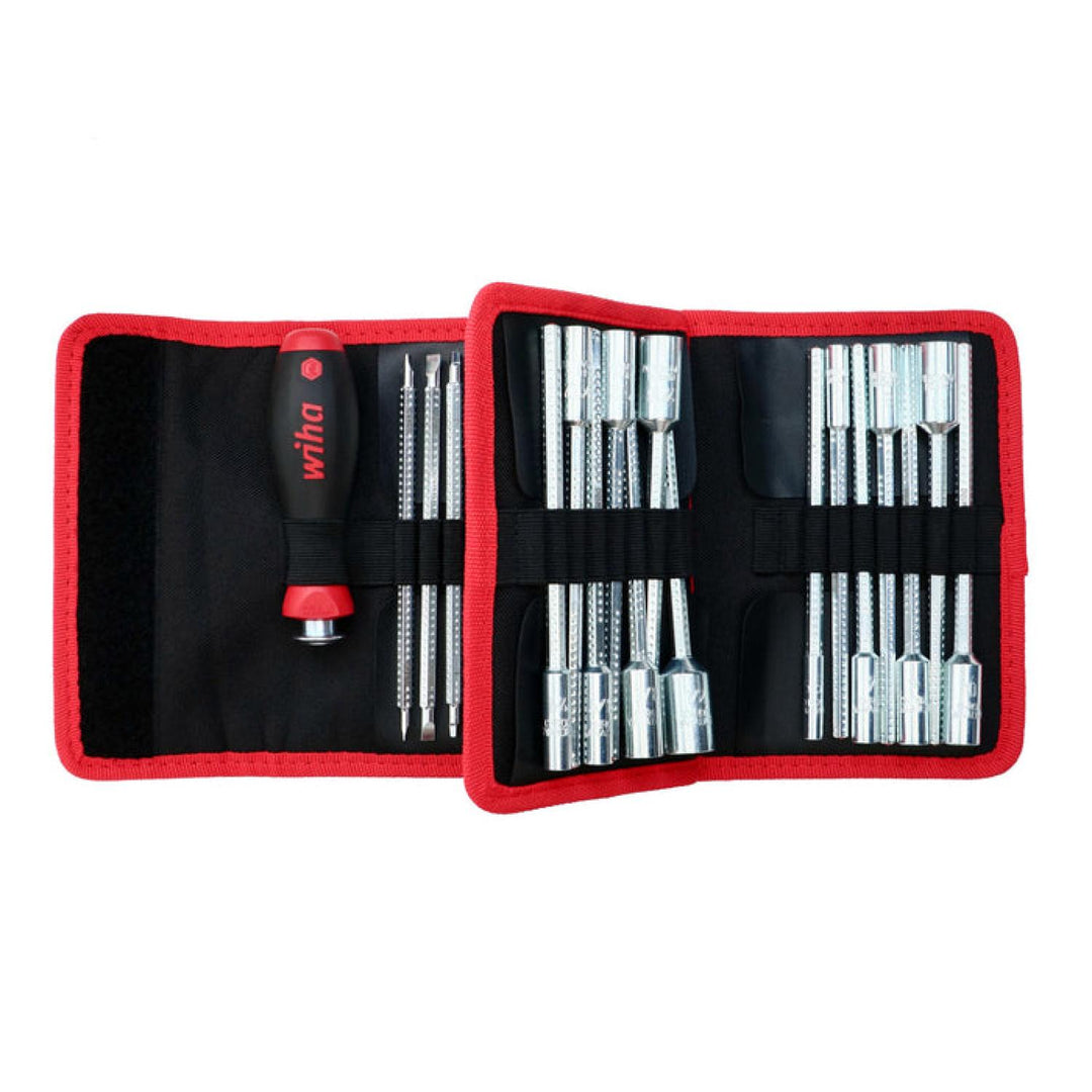 Wiha Tools 28188 Drive-Loc VI Interchangeable Blade 32 Pc. Set in Folding Wallet