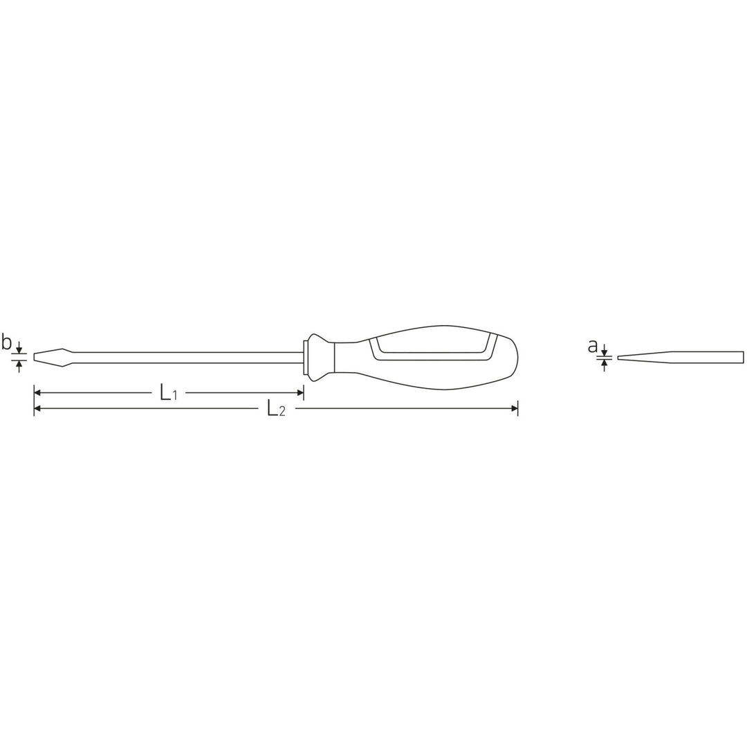 Stahlwille 46213100 4621 DRALL+ 10 x 180mm Slotted Screwdriver