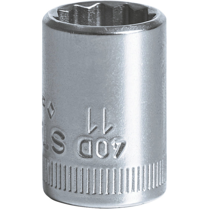 Stahlwille 01030011 40D Bi-Hex 12-pt Socket 11 mm x 1/4 Inch Drive