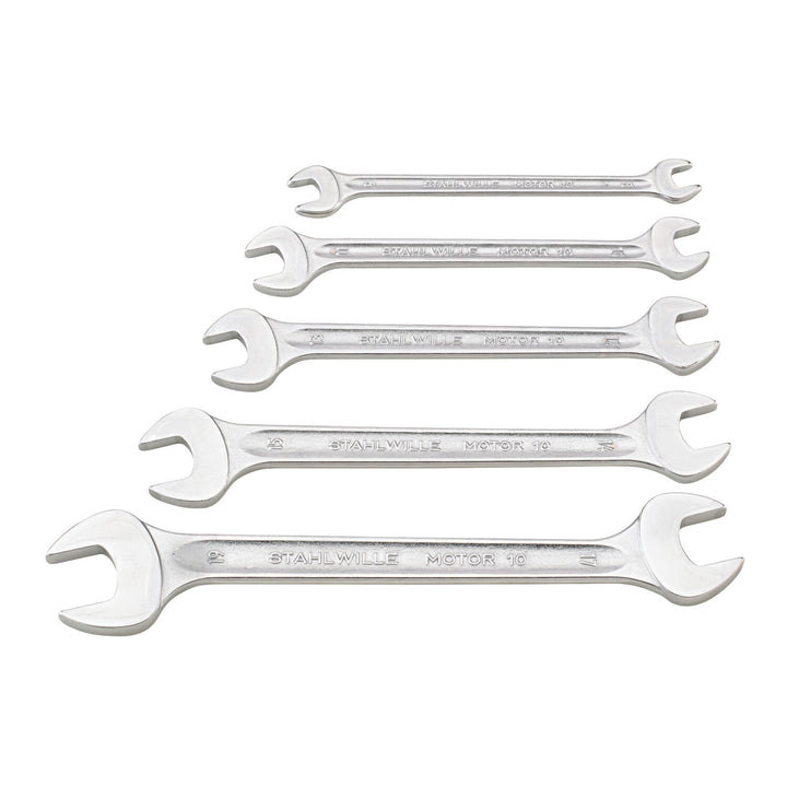 Stahlwille 96400304 10/5 Double Open Ended Spanner Set, Metric