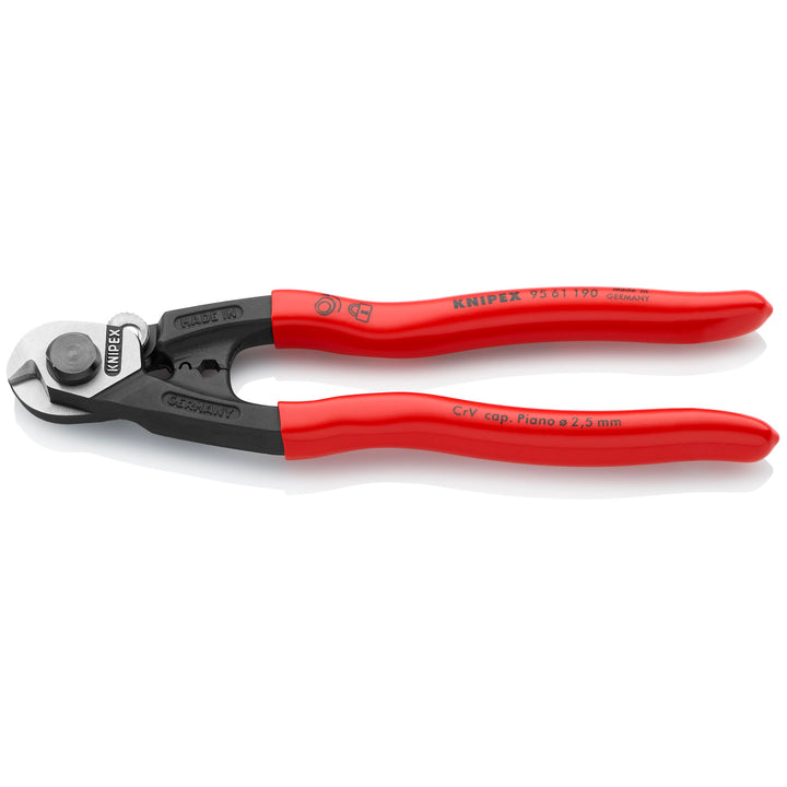 Knipex 95 61 190 SBA 7 1/2" Wire Rope Shears