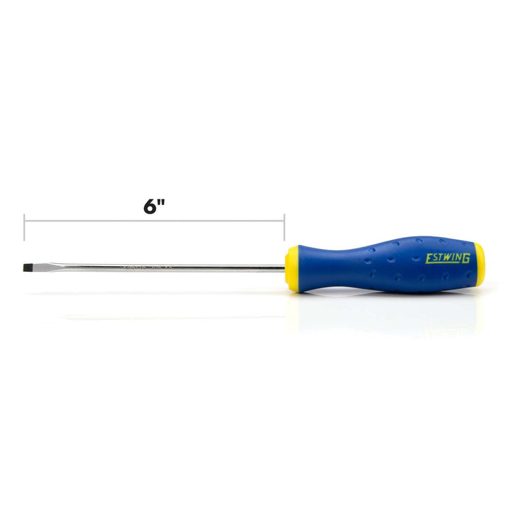 Estwing 42451-05 3/16-Inch x 6-Inch Magnetic Slotted Tip Screwdriver with Ergonomic Handle