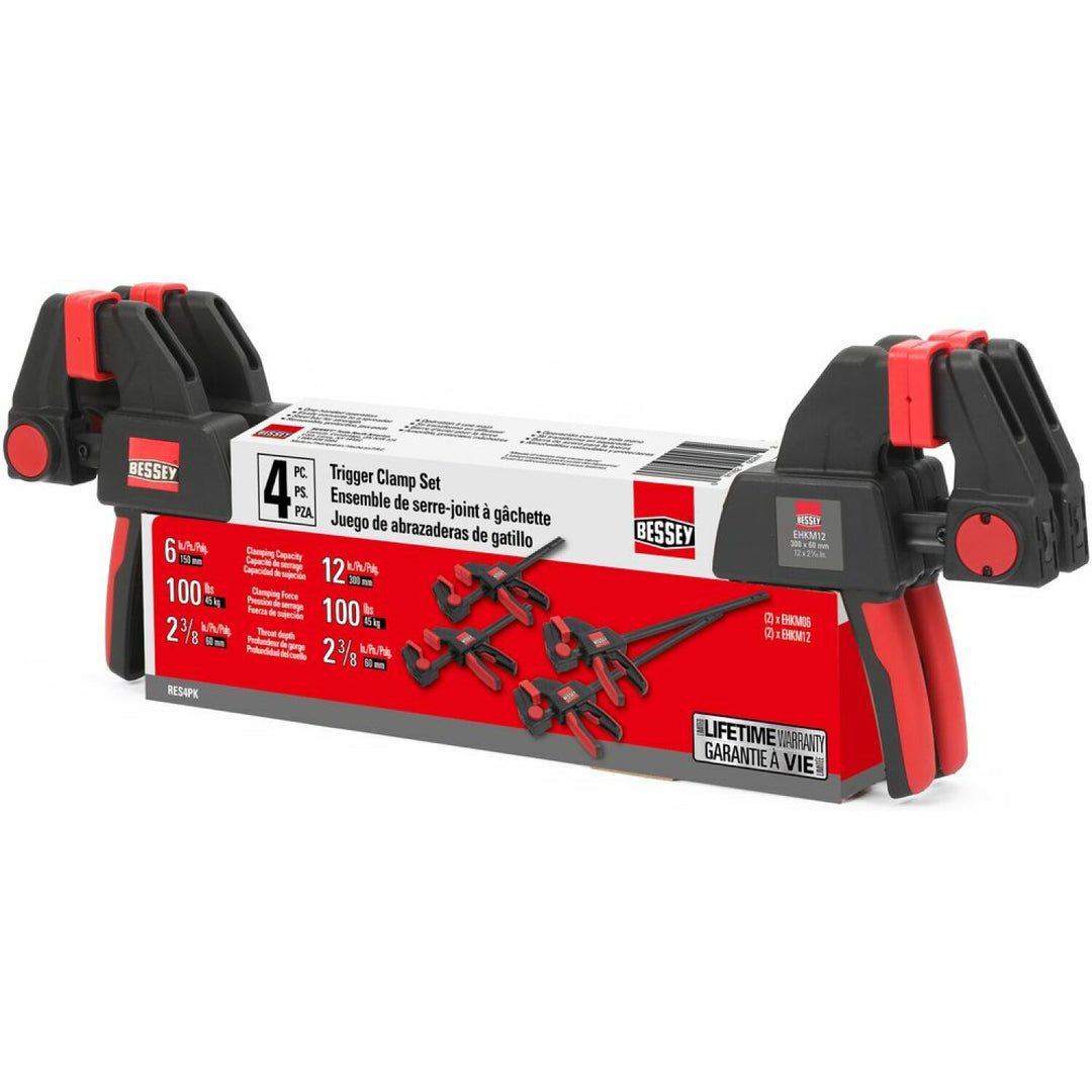 Bessey EHKM06 Medium Trigger clamp, 100 lb, 6" x 2-5/16"