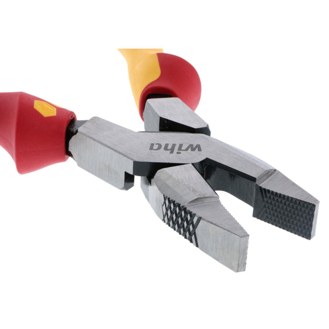 Wiha Tools 32938 Insulated High Leverage NE Lineman's Pliers 9.5"