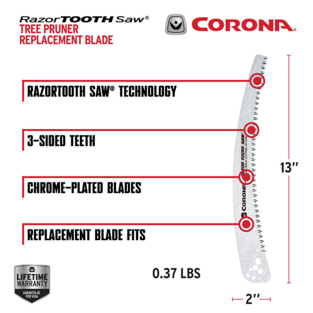 Corona AC 7243D  RazorTOOTH Saw® Tree Pruner Blade - 13 Inch